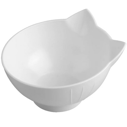 Pet Double Cat Bowl With Raised Stand