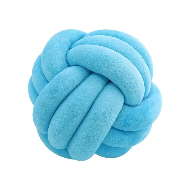 Hand Knot Cotton Pillow