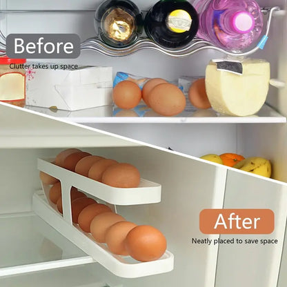 Automatic Scrolling Egg Rack Holder